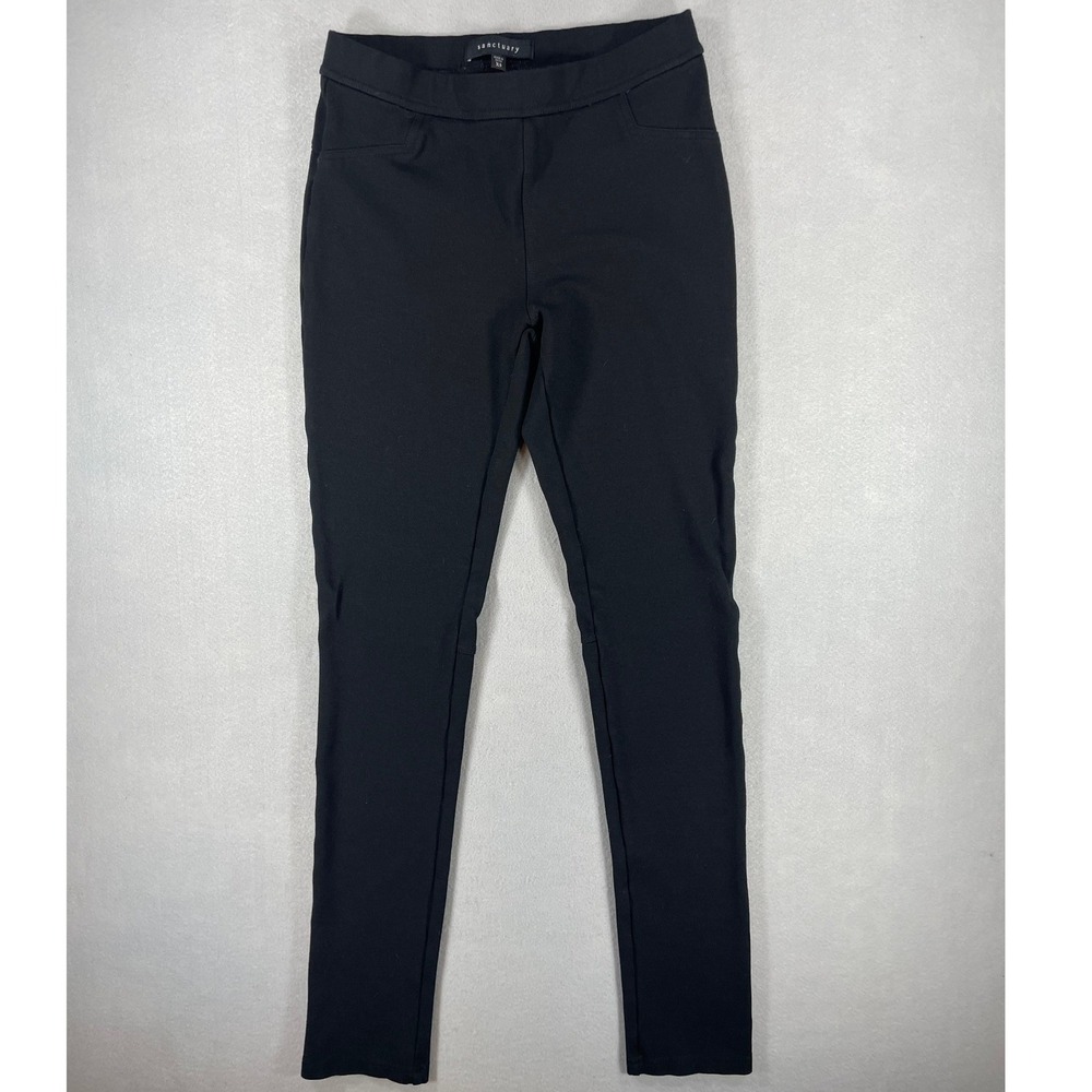 Sanctuary Womens Leggings Pull On Skinny Black Solid XS